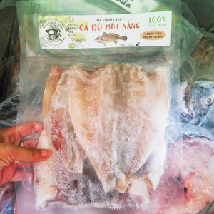 Khô đù 1 nắng xẻ lóc xương_Size L (6-8 con/túi PA)_500g