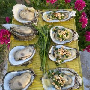 Hàu sông tách nửa mảnh