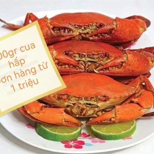QUÀ TẶNG CHO ĐƠN HÀNG TỪ 1 TRIỆU ( CUA HẤP)
